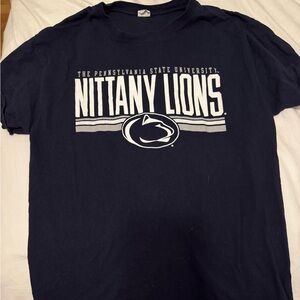 Hanes Navy Blue Crewneck T-Shirt Penn State
